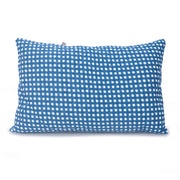 Coozly Set of 2 Quilted Pillow Cases | 100% Cotton Fabric | 45 X 70 Cms | Large Pillow Covers | Quilted Front (Navy Checks)…