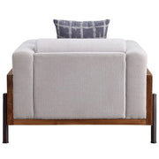 Acme Wooden Panel Sofa - Single Seater