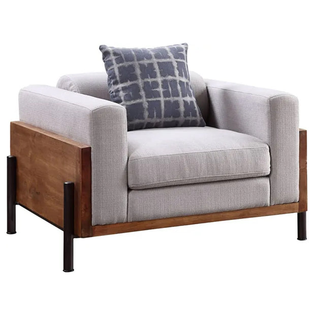 Acme Wooden Panel Sofa - Single Seater
