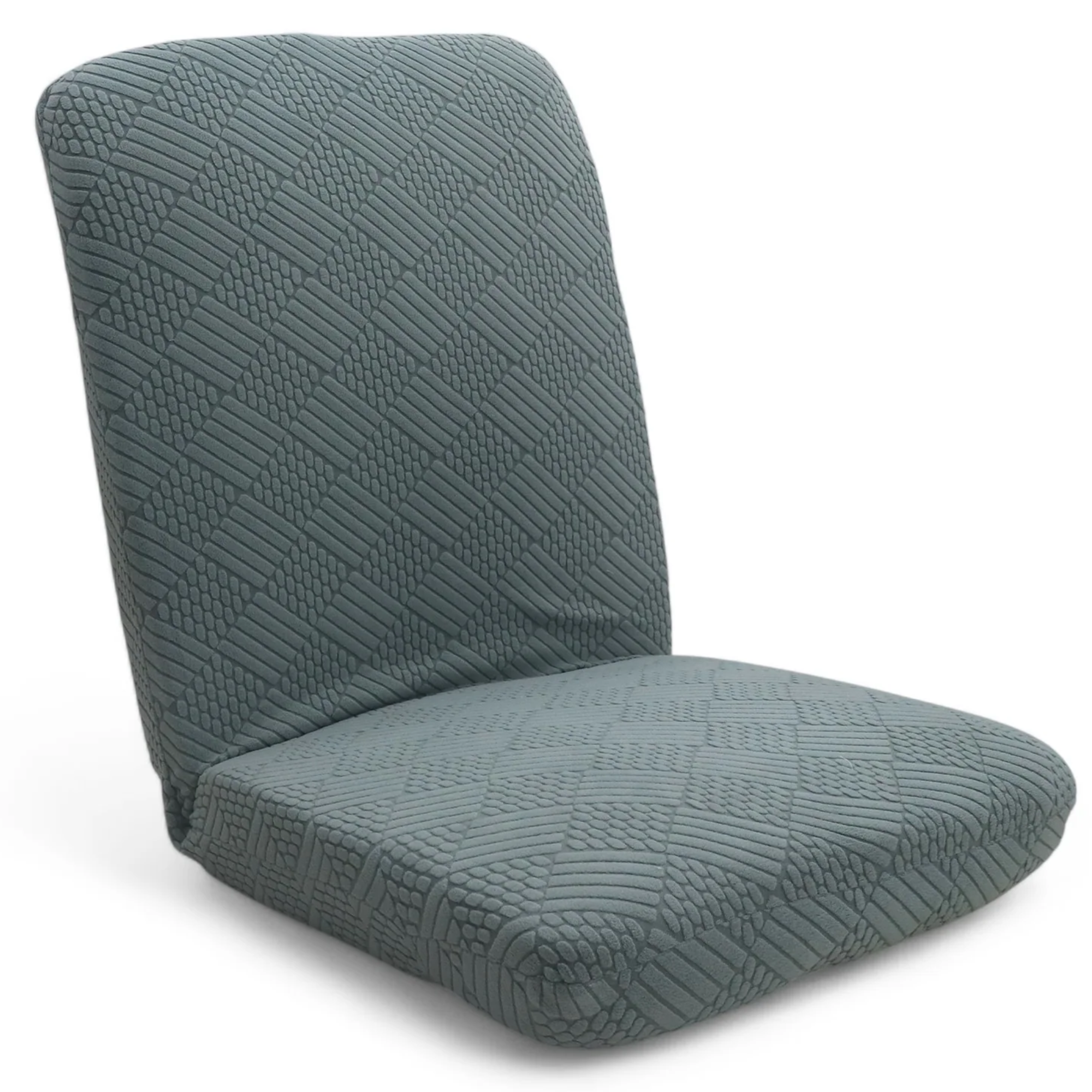 Coozly AutoFlex Ergonomic Adjustable Seat Stretch Jaqard Grey