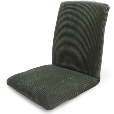 Coozly AutoFlex Ergonomic Adjustable Seat Striped Olive Green