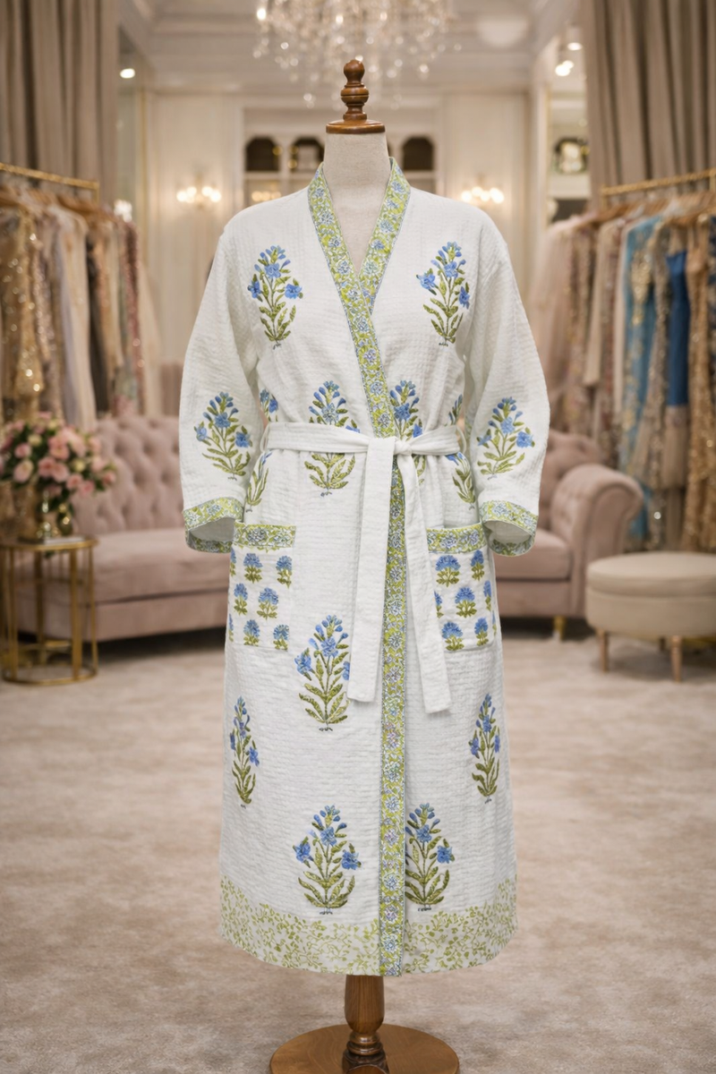 +Free Premium Waffle Design Bathrobe