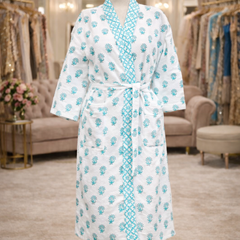 +Free Premium Waffle Design Bathrobe