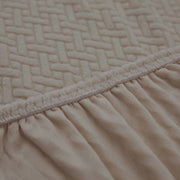 Polar Fleece Coozly Lancom Sofa Covers | Stretchable Sofa Slip Covers