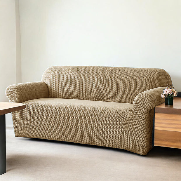Polar Fleece Coozly Lancom Sofa Covers | Stretchable Sofa Slip Covers