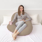 Beige - C Premium LYTE Pregnancy Body Pillow | Maternity Pillow
