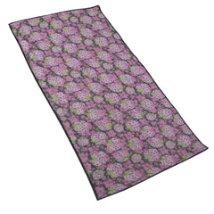 Cotton Fabric Foldable Floor Mattress with 1 inch Thick Foam and Fibre Padding | Size 72 X 36 Inches | Portable, Lightweight Travel Mat in Carry Bag Style (Berry)