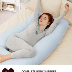 Light Blue - Coozly Belly Back Pregnancy Pillow