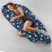 Navy Star Super Premium U Shape Pregnancy Body Pillow