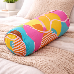 Bolster Pillow With Removable Cover - Van Gogh