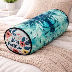 Bolster Pillow With Removable Cover - Stay Strong