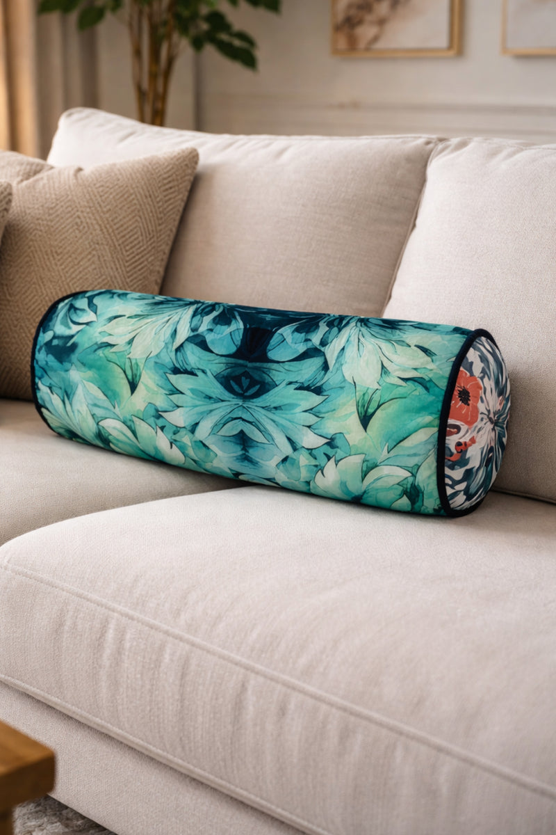 Bolster Pillow With Removable Cover - Stay Strong