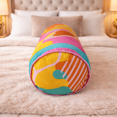 Bolster Pillow With Removable Cover - Van Gogh