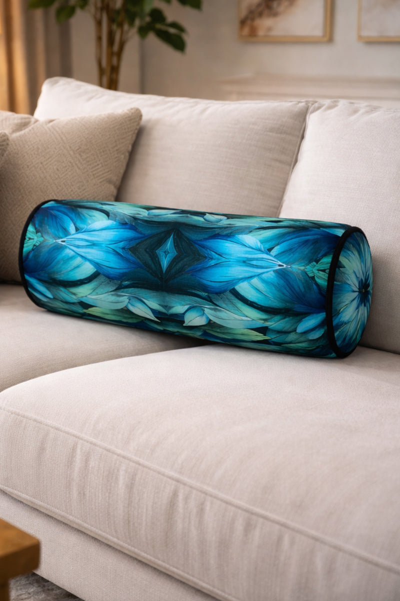 Bolster Pillow With Removable Cover - Cozy Vibes