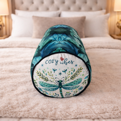 Bolster Pillow With Removable Cover - Cozy Vibes