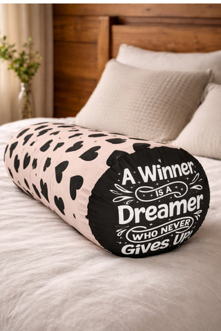 Bolster Pillow With Removable Cover - Winner Dreamer
