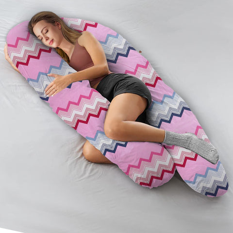 Pinnacle Pink Super Premium U Shape Pregnancy Body Pillow