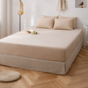 Fitted Cotton Jersey Custom Size BedSheet - Beige