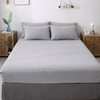 Fitted Cotton Jersey Custom Size BedSheet - Melange Grey