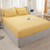 Fitted Cotton Jersey Custom Size BedSheet - Mango
