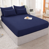 Fitted Cotton Jersey Custom Size BedSheet - Deep Navy