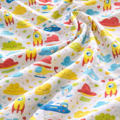 Travel Times 200 TC Bedsheet + 4 Pillow Covers