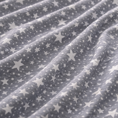 Grey Star Cotton 200 TC Bedsheet + 4 Pillow Covers