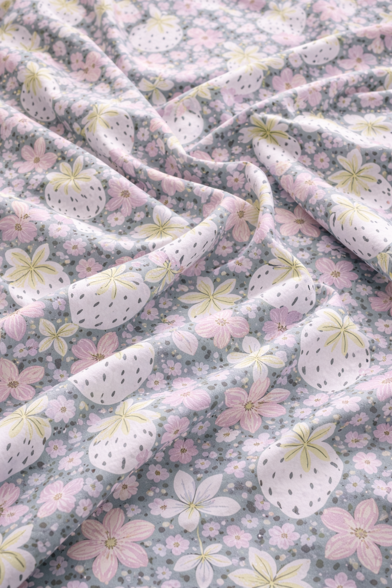 Very Berry 200 TC Bedsheet + 4 Pillow Covers