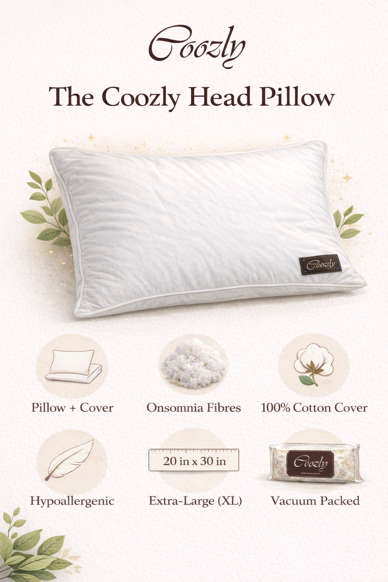 Grateful - Coozly Head Pillows - 20 X 30 In