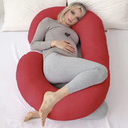 Red - C Premium LYTE Pregnancy Body Pillow | Maternity Pillow