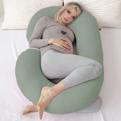 Sage Green - C Premium LYTE Pregnancy Body Pillow | Maternity Pillow