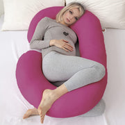 Fuschia - C Premium LYTE Pregnancy Body Pillow | Maternity Pillow