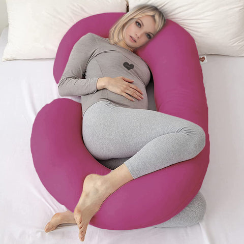 Fuschia - C Premium LYTE Pregnancy Body Pillow | Maternity Pillow