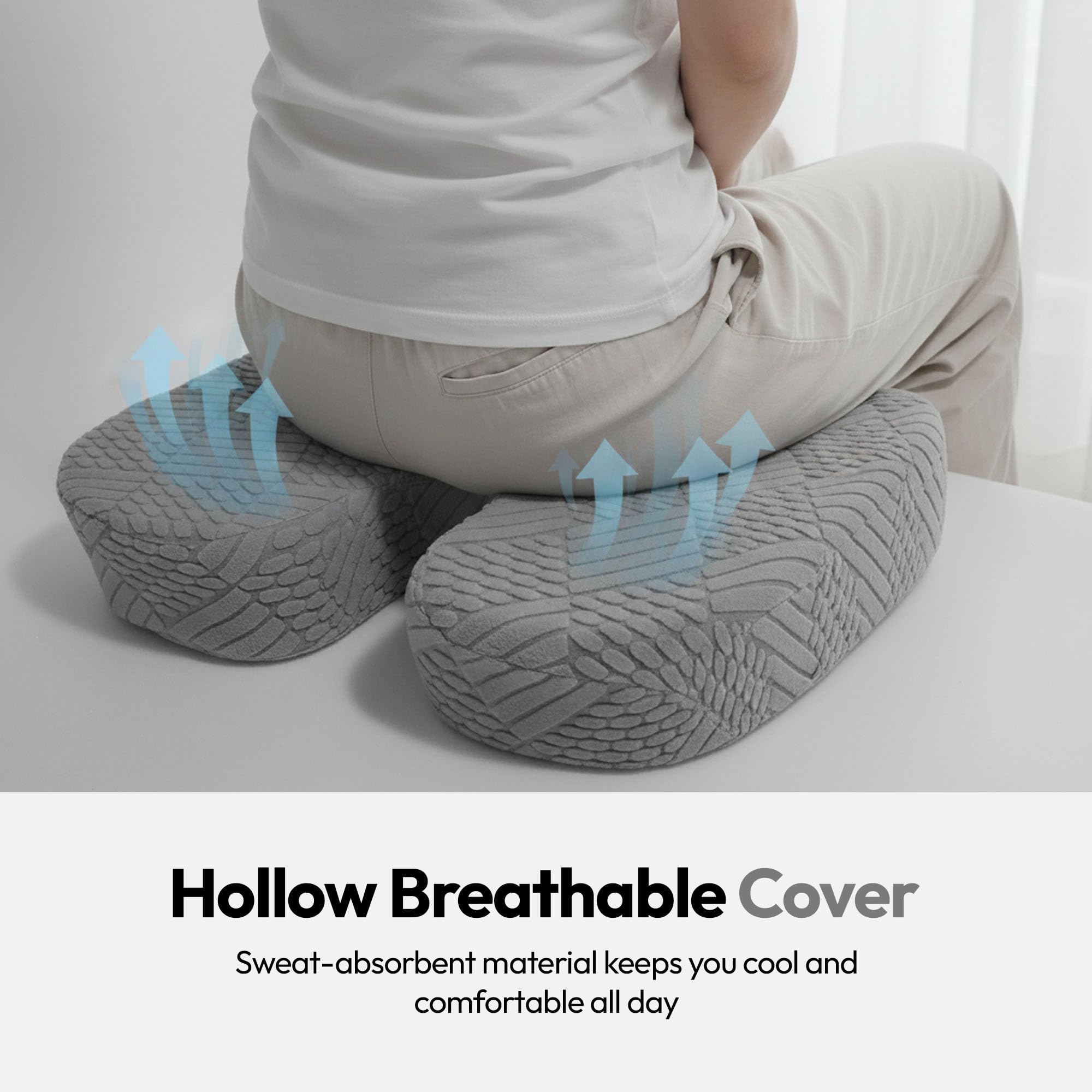 Coccyx Orthopedic Seat Cushions for Relief from Lower Back, Sciatica, Tailbone, Lumbar Pain