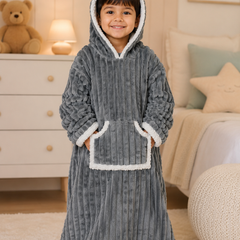 Coozly Premium Wearable Blanket | Ultra Soft Double-Sided Fur Blanket Hoodie | Oversized Hooded Blanket with Pocket | Cozy Lounging & Sleeping Blanket | Baby, Teen & Adult