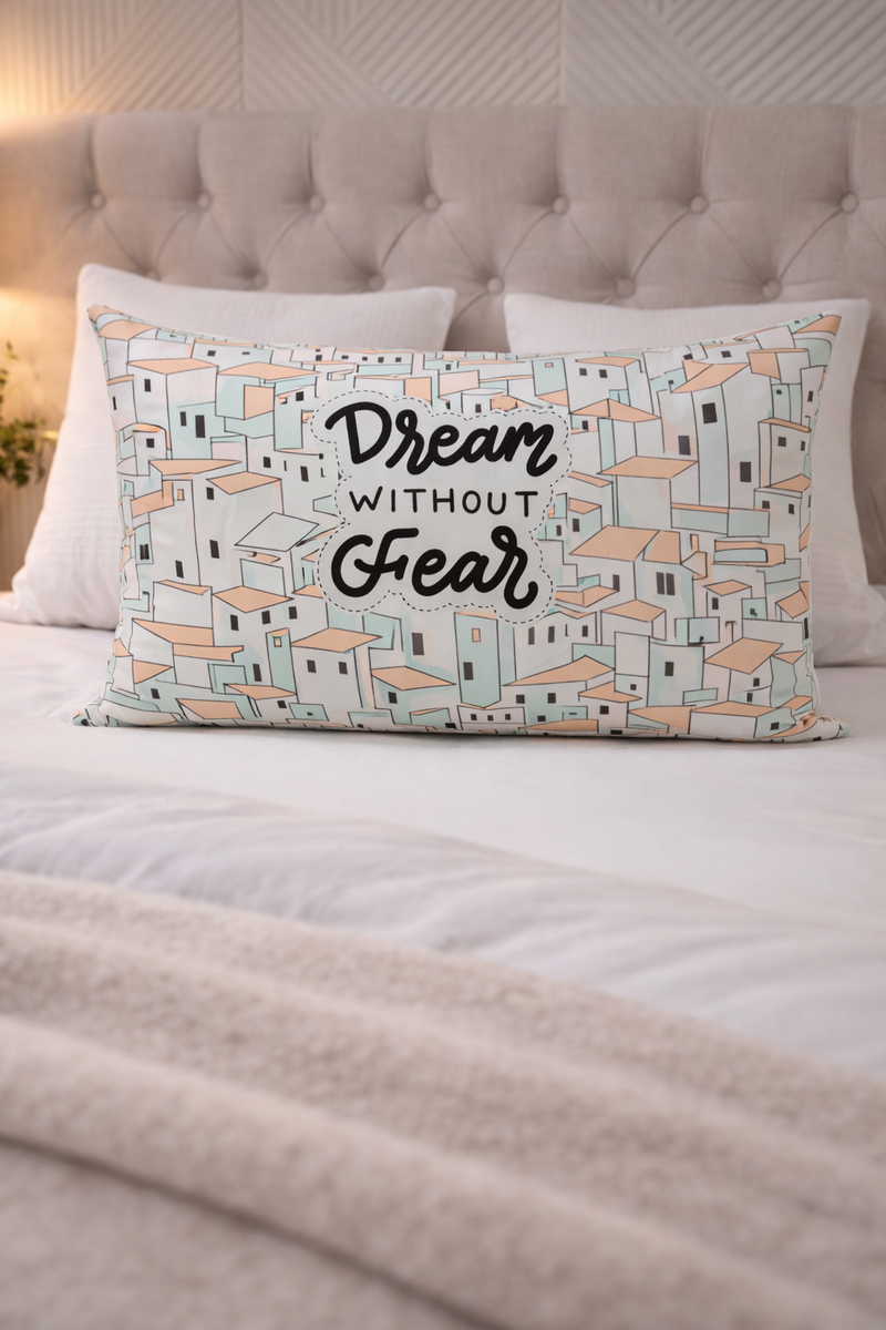 Dream Without Fear - Coozly Head Pillows - 20 X 30 In