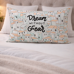 Dream Without Fear - Coozly Head Pillows - 20 X 30 In