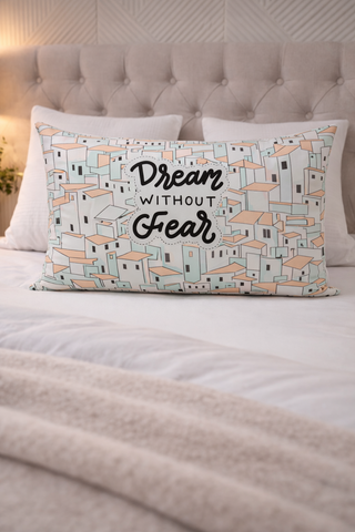 Dream Without Fear - Coozly Head Pillows - 20 X 30 In