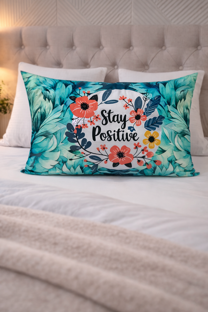 Stay Positive - Coozly Head Pillows - 20 X 30 In
