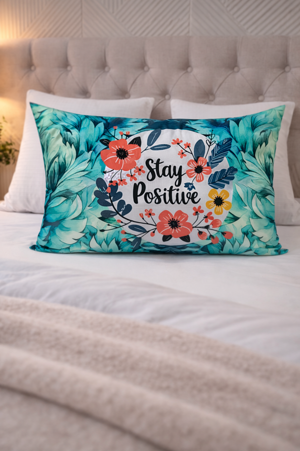 Stay Positive - Coozly Head Pillows - 20 X 30 In