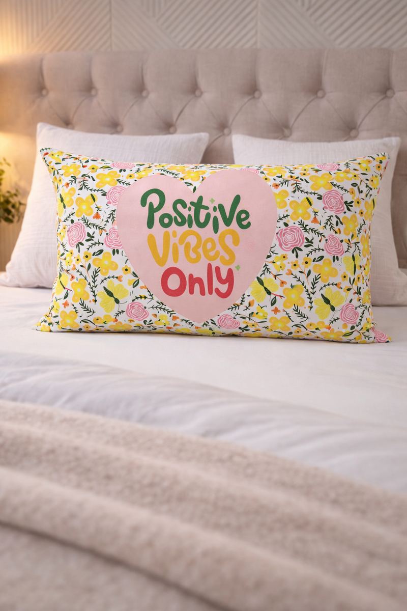 Positive Vibes - Coozly Head Pillows - 20 X 30 In
