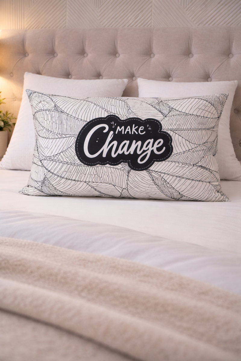 Make Change - Coozly Head Pillows - 20 X 30 In