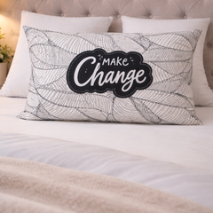 Make Change - Coozly Head Pillows - 20 X 30 In