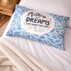 Follow Your Dreams - Coozly Head Pillows - 20 X 30 In