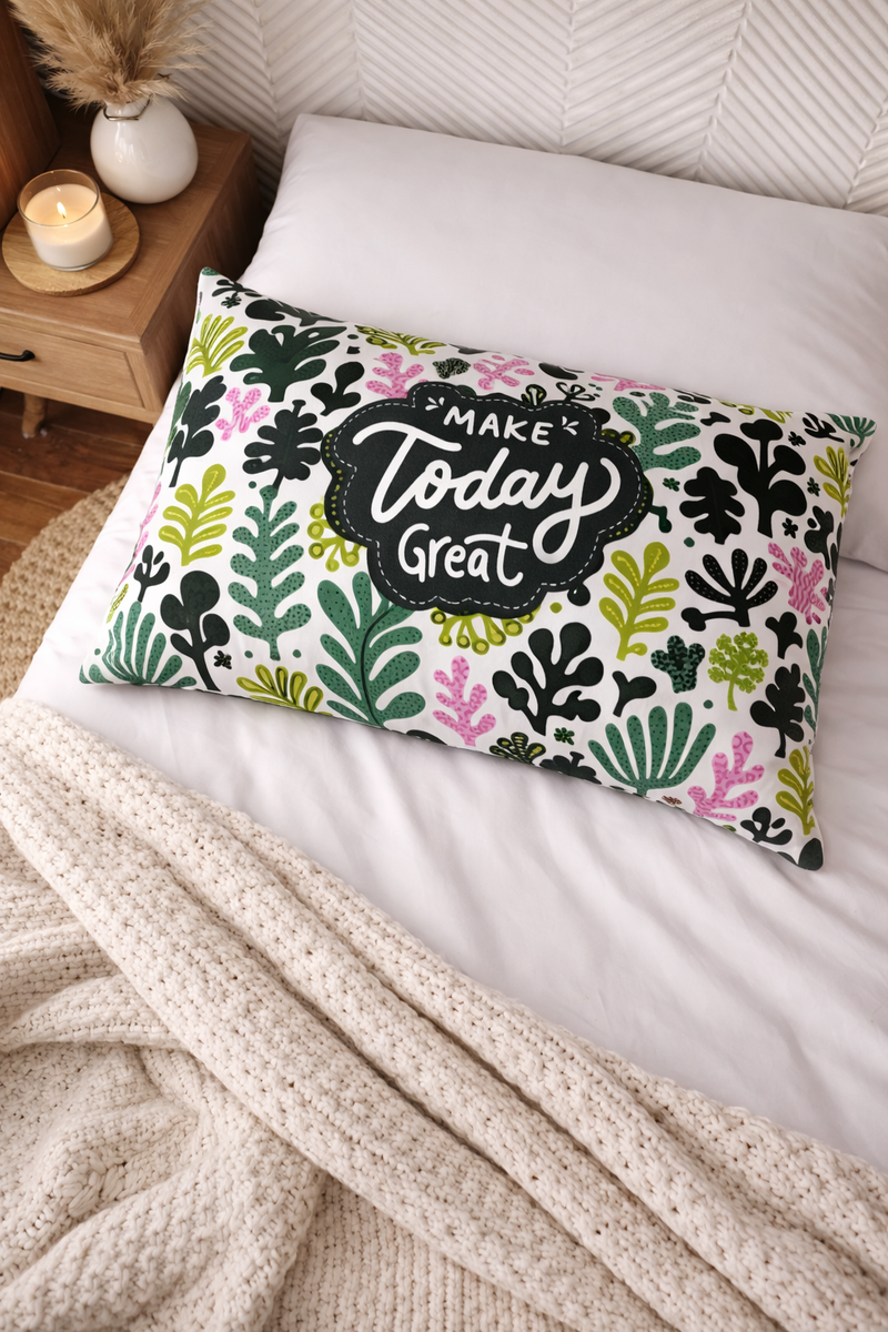 Make Today Great - Coozly Head Pillows - 20 X 30 In