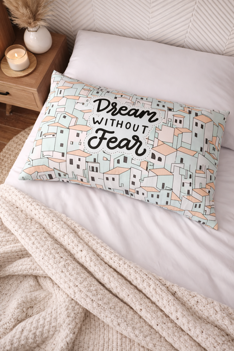 Dream Without Fear - Coozly Head Pillows - 20 X 30 In