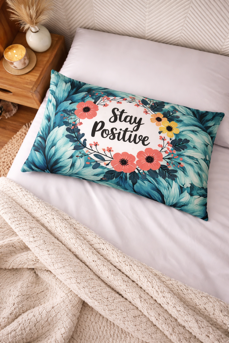 Stay Positive - Coozly Head Pillows - 20 X 30 In