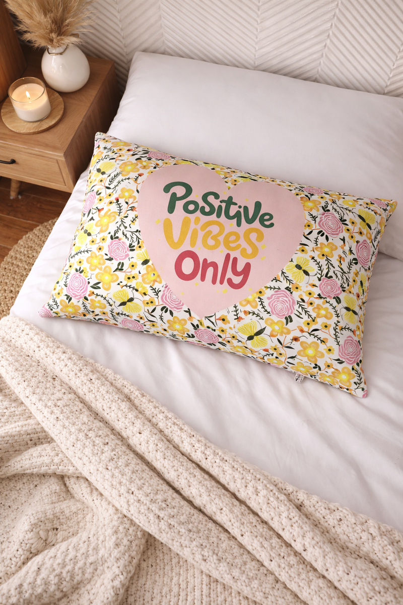 Positive Vibes - Coozly Head Pillows - 20 X 30 In