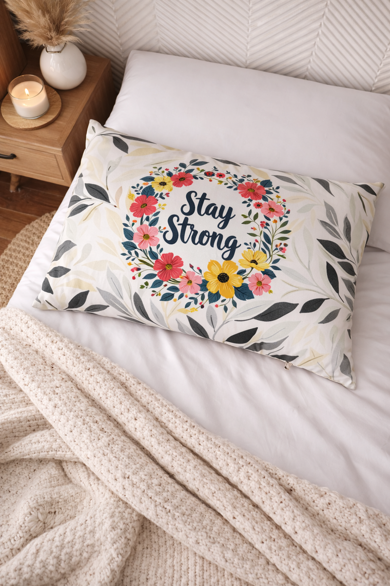 Stay Strong - Coozly Head Pillows - 20 X 30 In