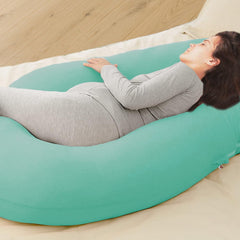 Sea Green-Coozly Belly Back Pregnancy Pillow